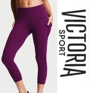 Victoria's Secret Sport | Plum Knockout By Victoria's Secret Capri | Size Small